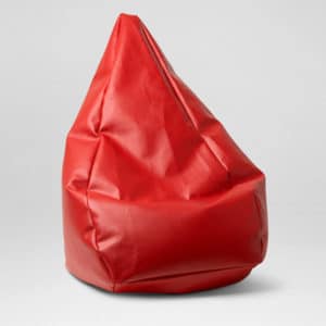 Vinyl Bean Bag – Red