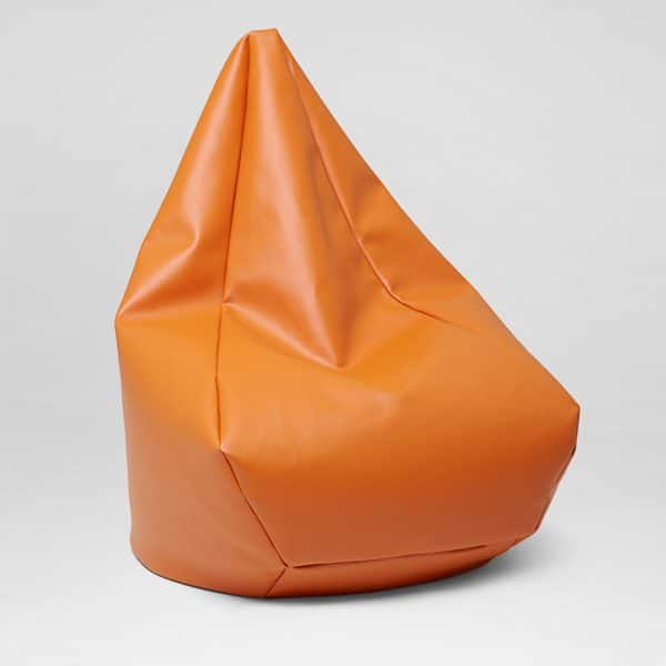Vinyl Bean Bag – Orange